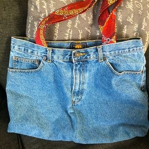 Up cycled Jean Bag Handmade